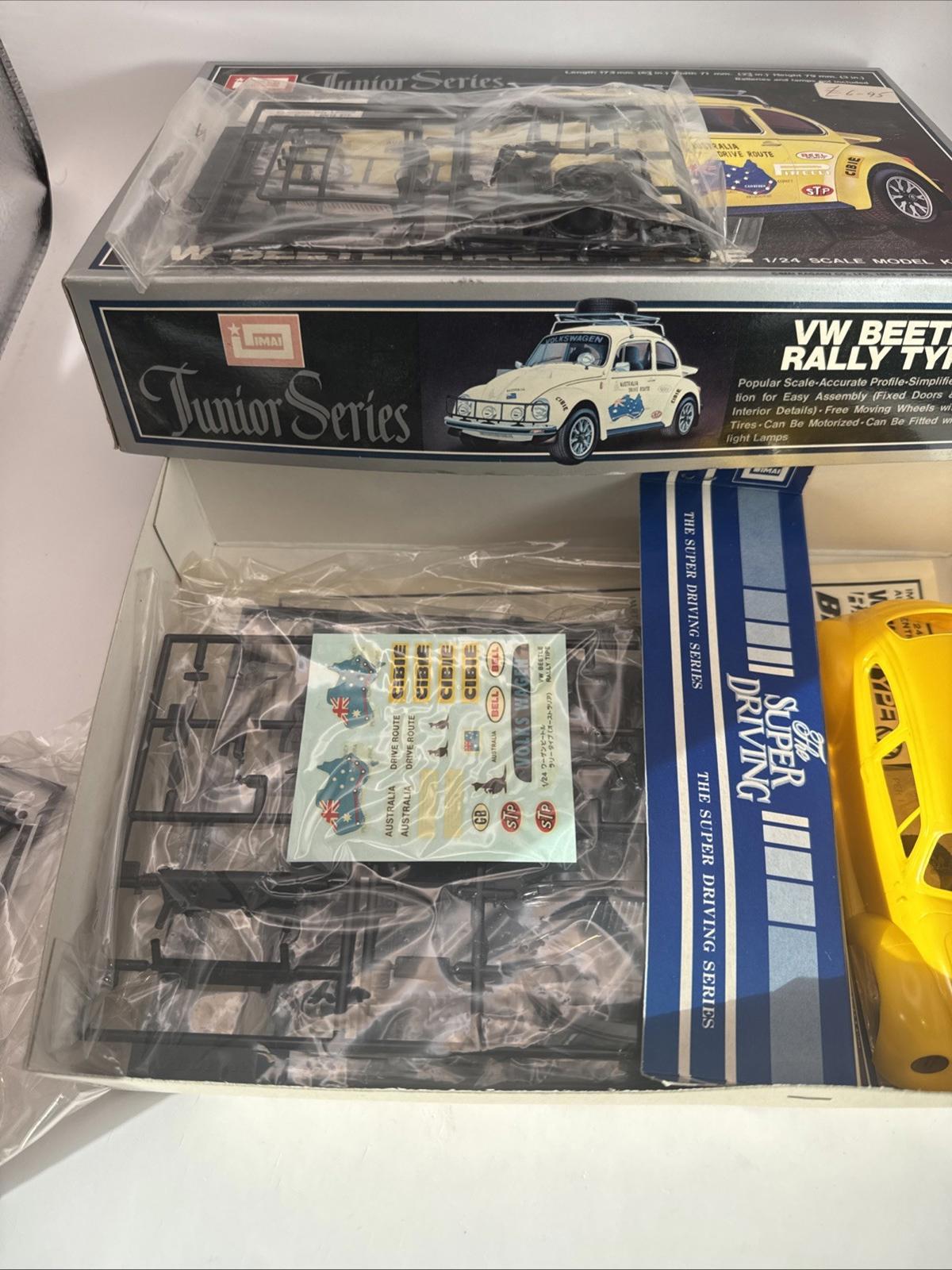 Imai Junior Series VW Beetle Rally Type 1/24 Scale Model Kit Sealed Mint 1983