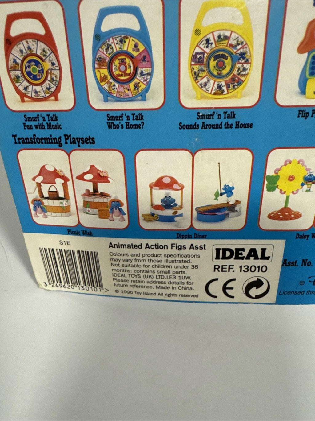 Toy Island The Smurfs 3" Handy Smurf Figure Movable Arms Smurf