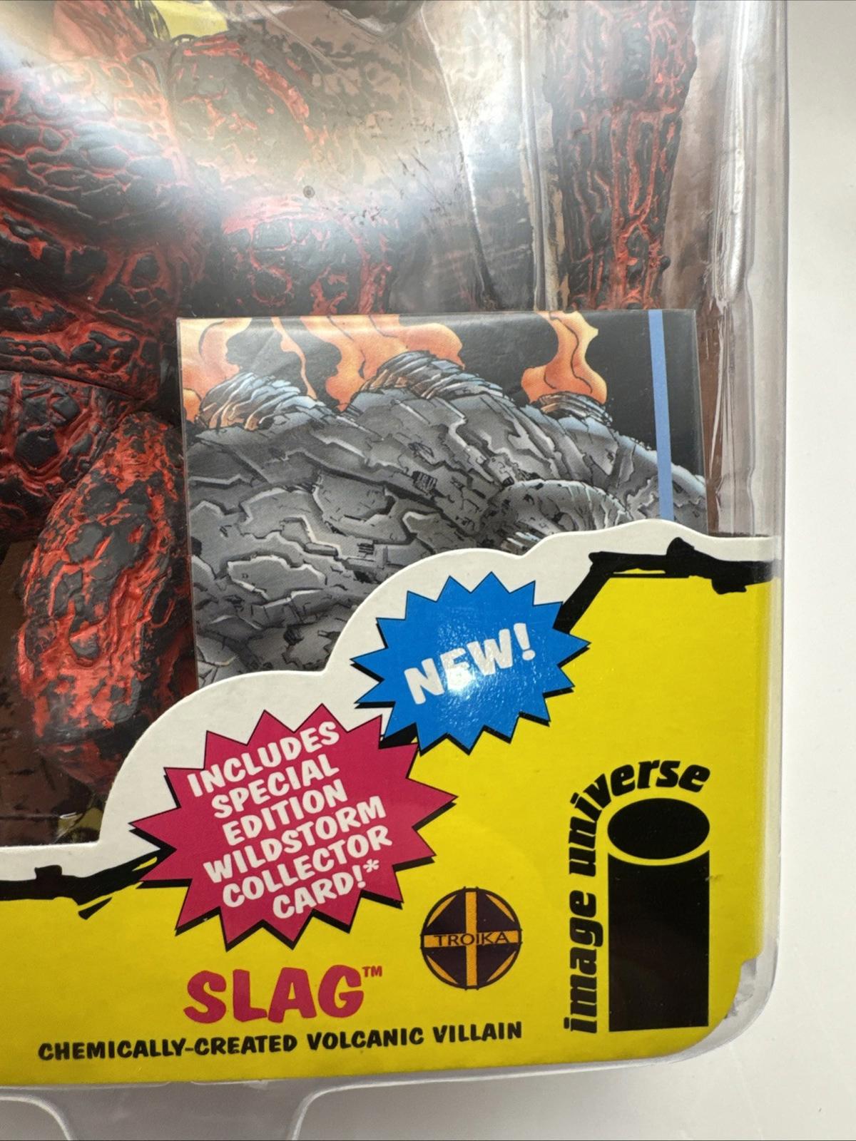 Vintage 1995 WildC.A.T.S Slag Action Figure w/ Collector Card Rare