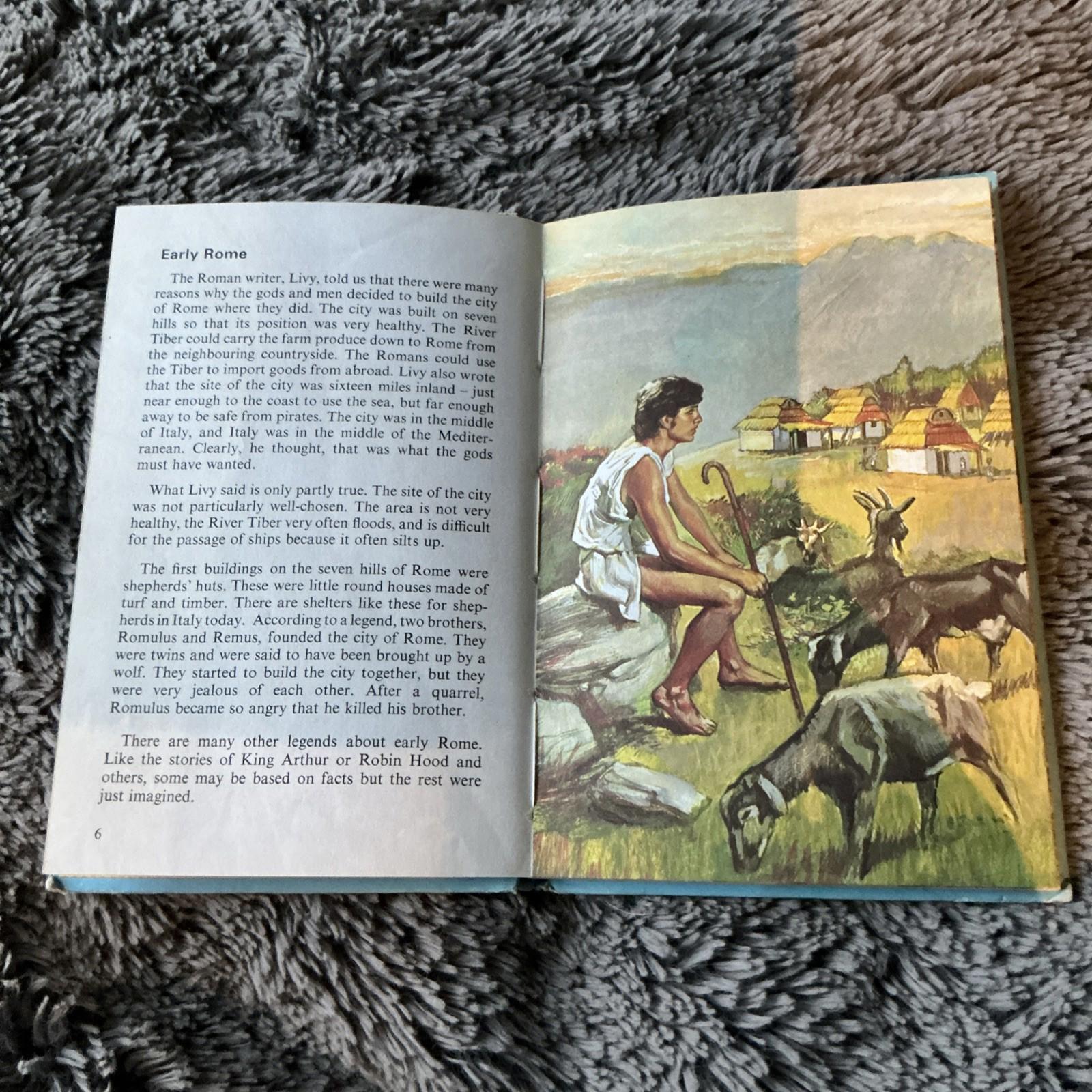 2 Vintage Ladybird Books Great Civilisations Rome & Julius & Roman Britain