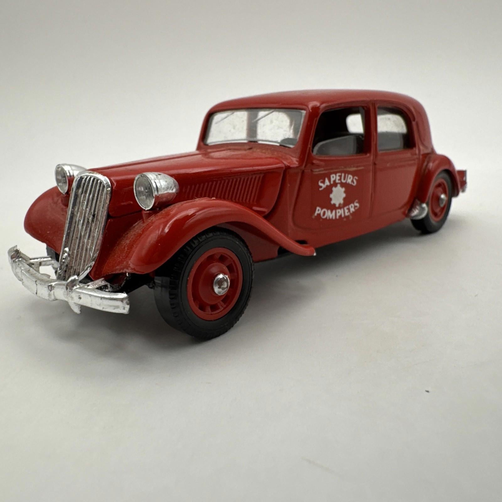 Solido Citroën 15 Six Die Cast Model Excellent Condition (1939) 1:43