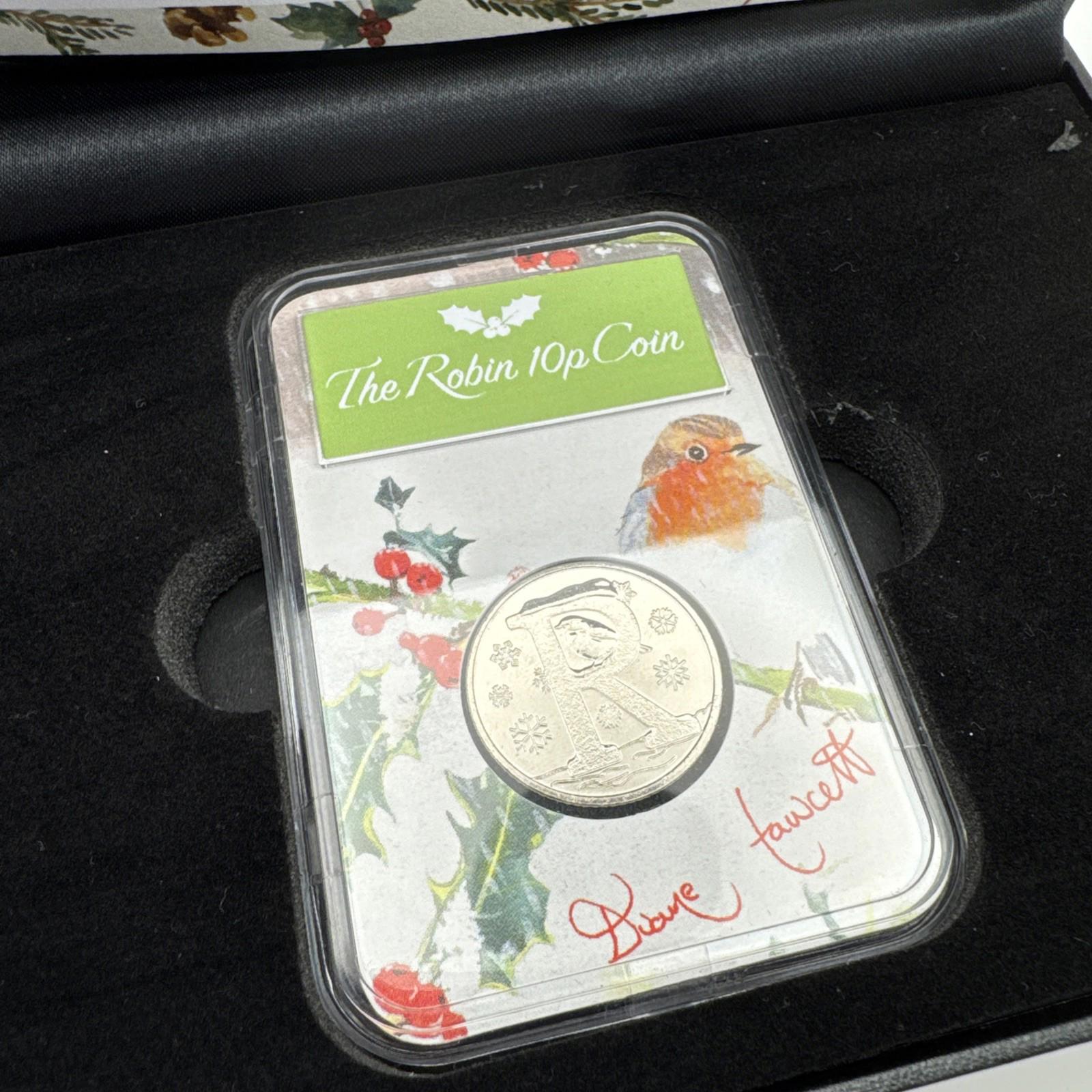 the capsule edition featuring the robin 10p coin  Limited Edition Collectors