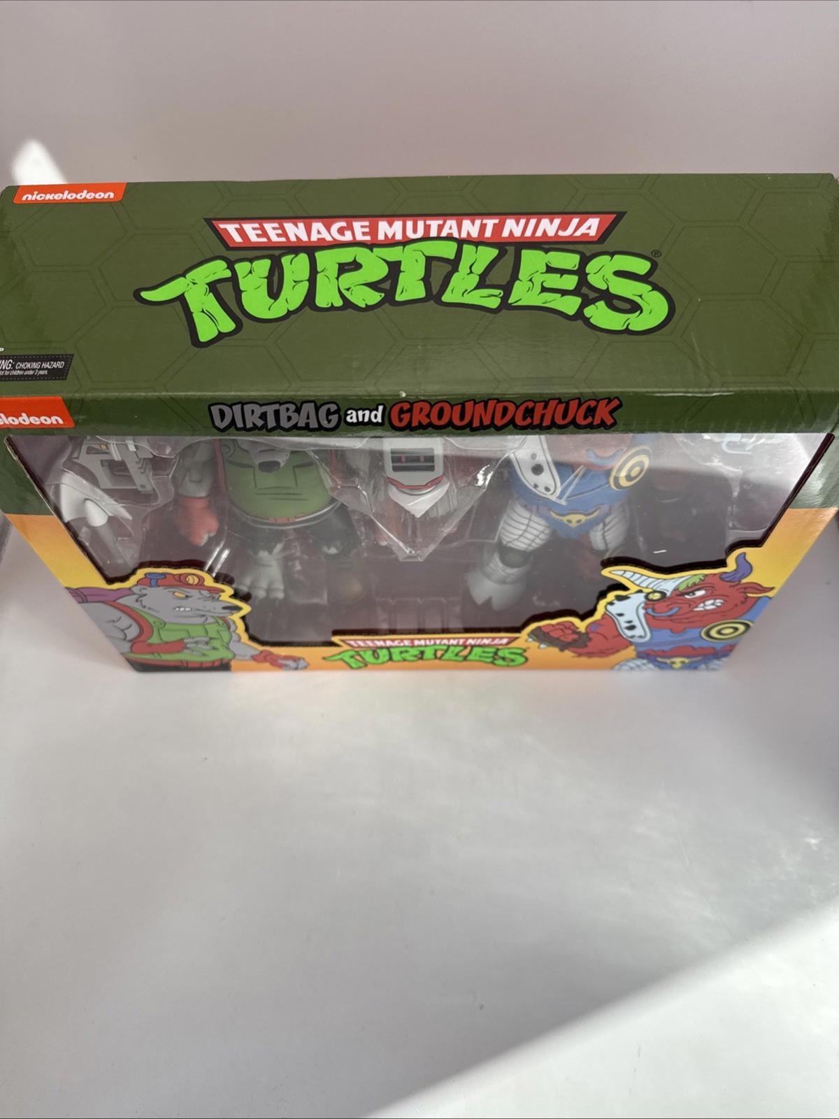 Dirtbag and Groundchuck 2-Pack Teenage Mutant Ninja Turtles TMNT Figures NECA