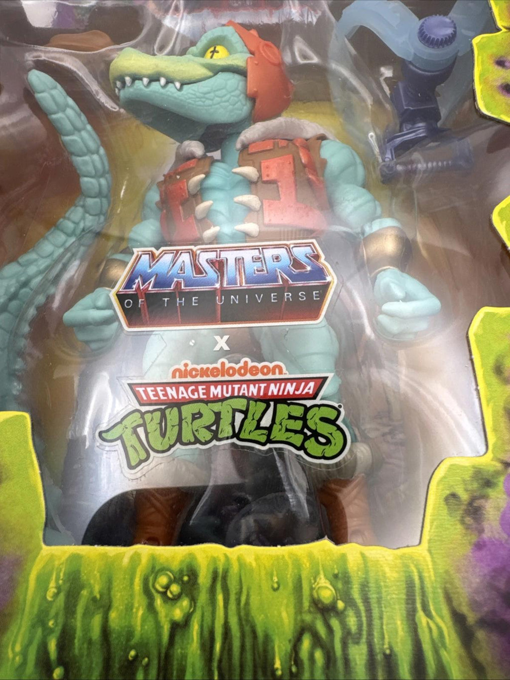 MOTU x TMNT Turtles of Grayskull Leatherhead Deluxe Action Figure Mattel He Man