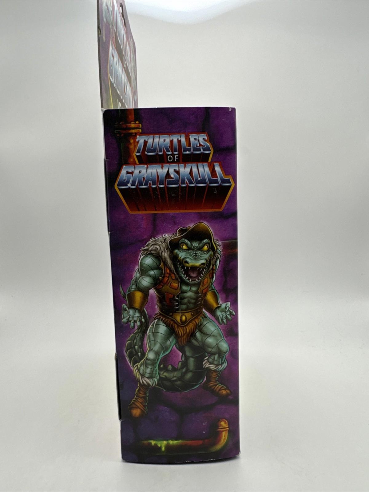 MOTU x TMNT Turtles of Grayskull Leatherhead Deluxe Action Figure Mattel He Man