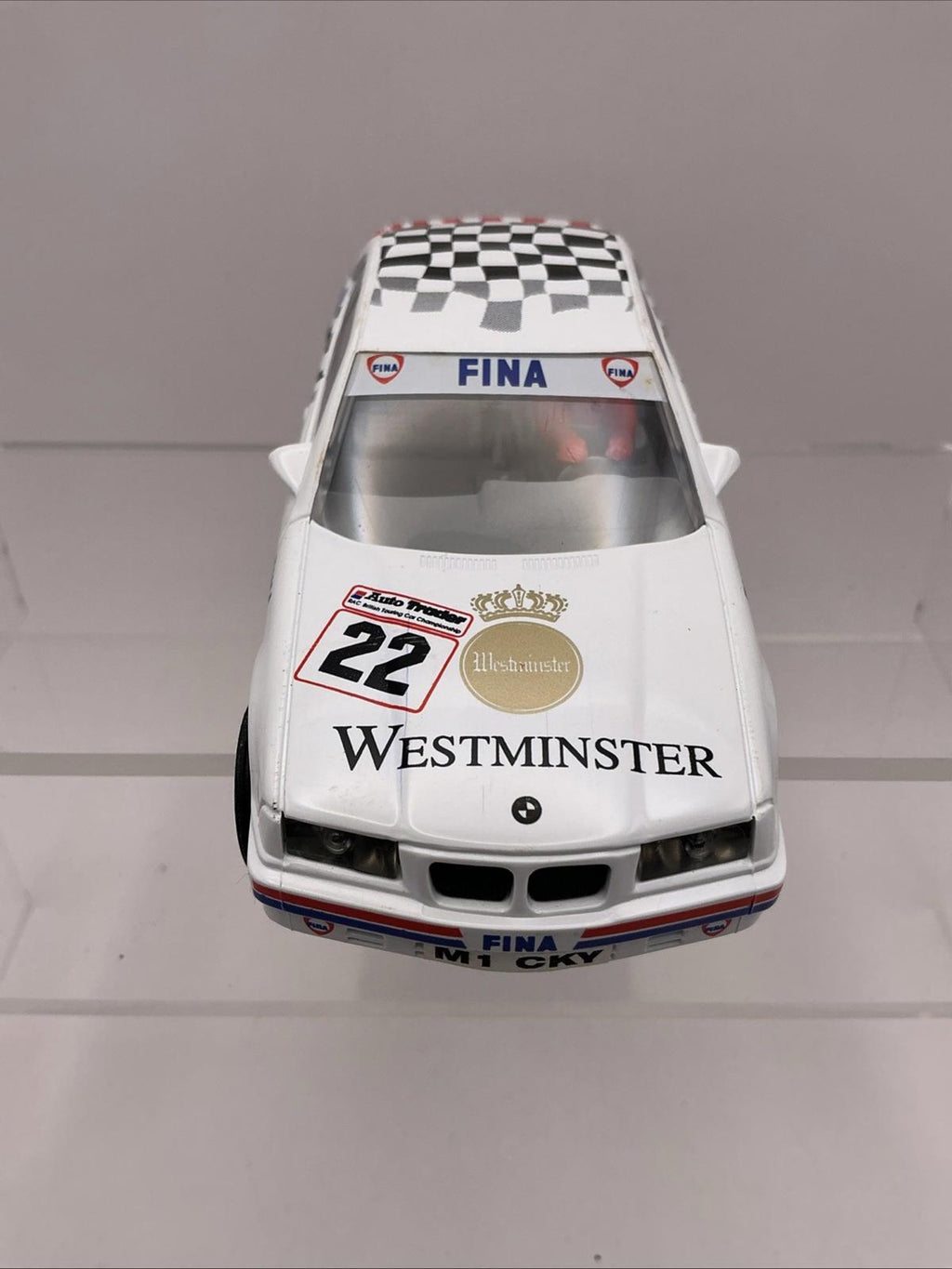Scalextric BMW 318i Westminster C 182 Boxed VGC Slot Car British Touring Car