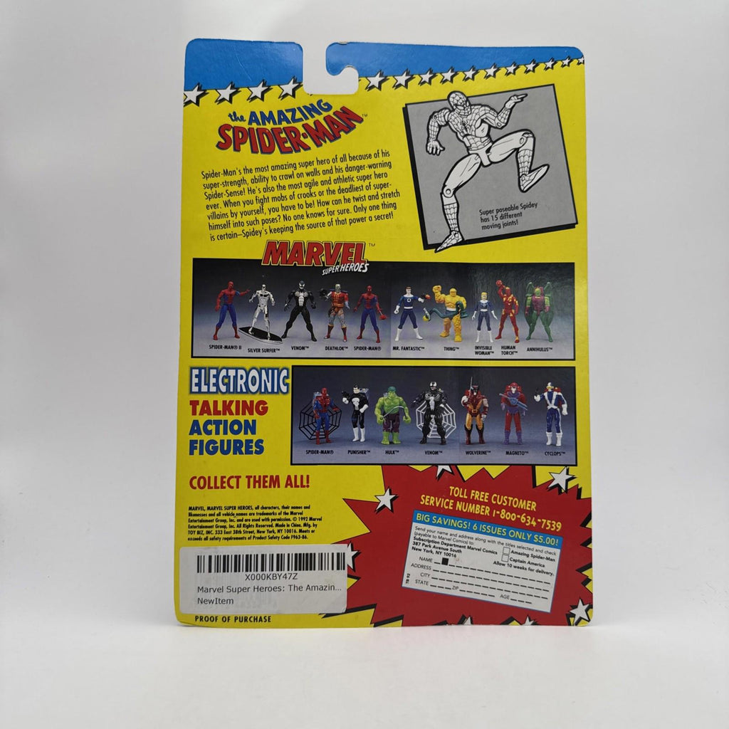Marvel Super Heroes: The Amazing Spider-Man with Multi-Jointed Action toybiz