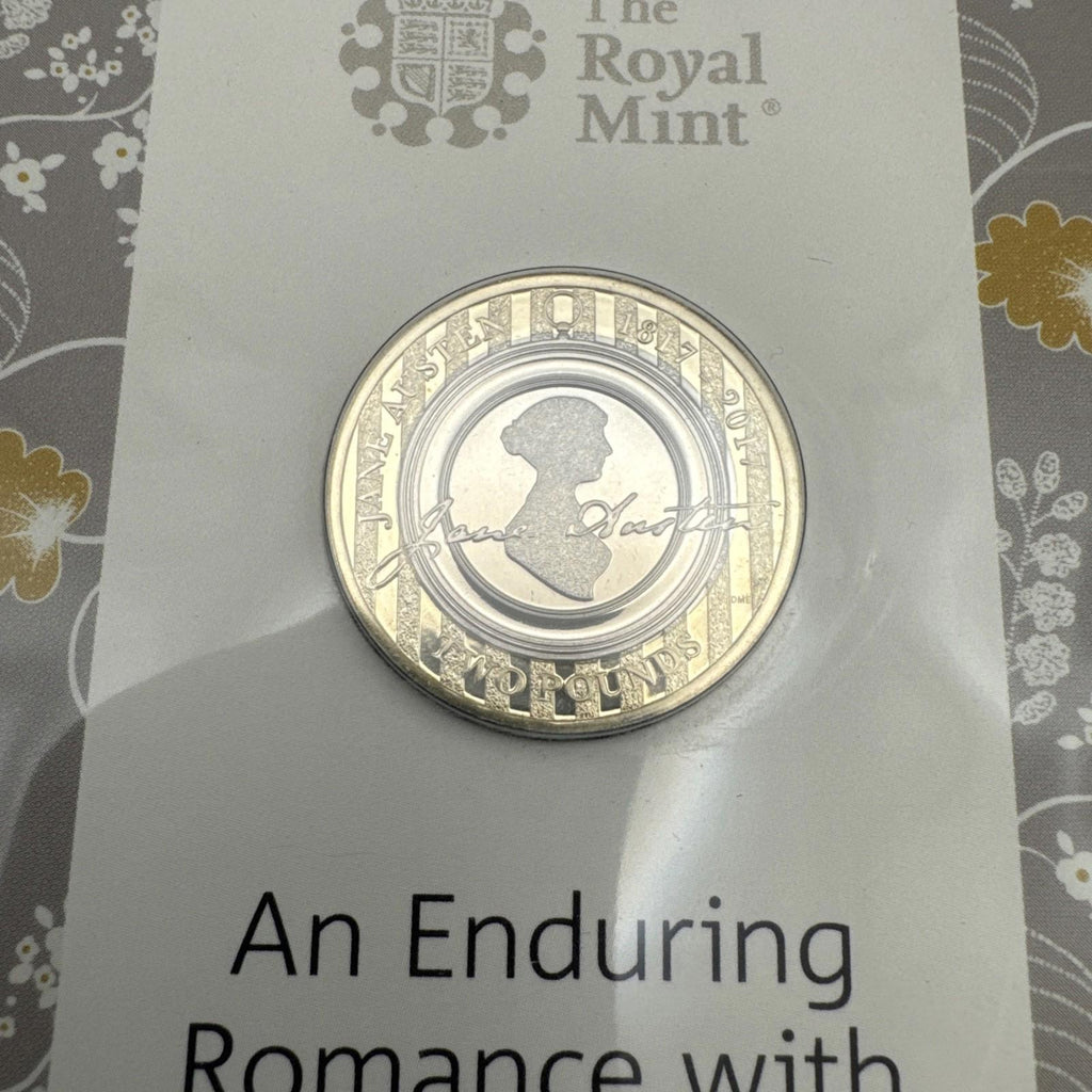 The Royal Mint £2 Coin Jane Austen Brilliant Uncirculated Coin