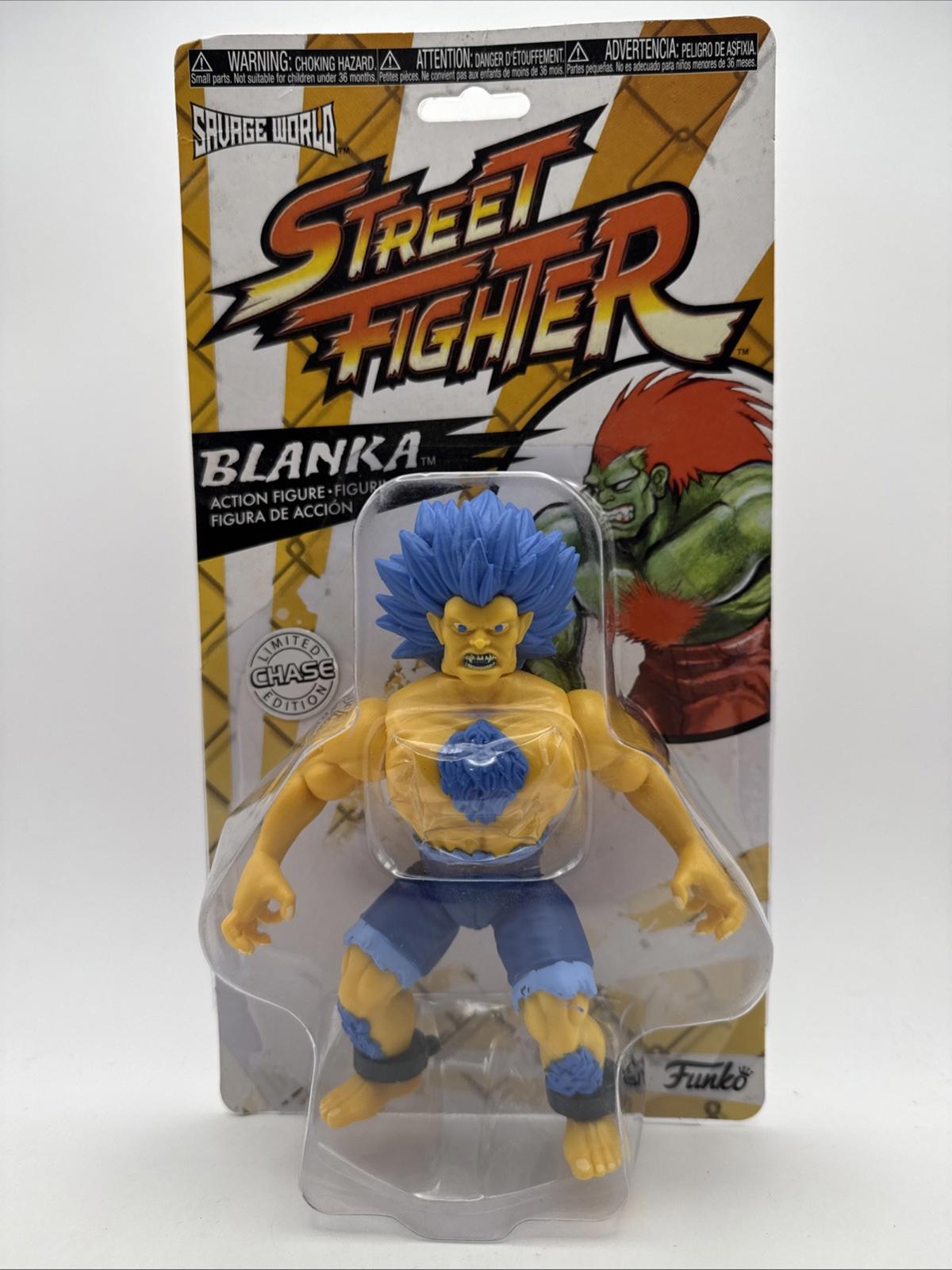 Funko Savage World Street Fighter  Blanka Chase Limited Edition Action Figure