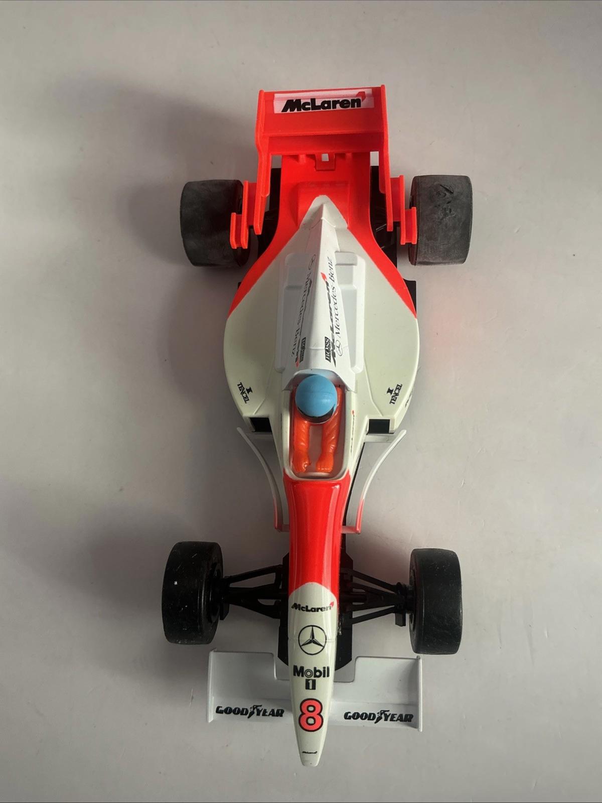 Scalextric C 2004 McLaren F1 No 8 VGC Blue Helmet Boxed Slot Cars