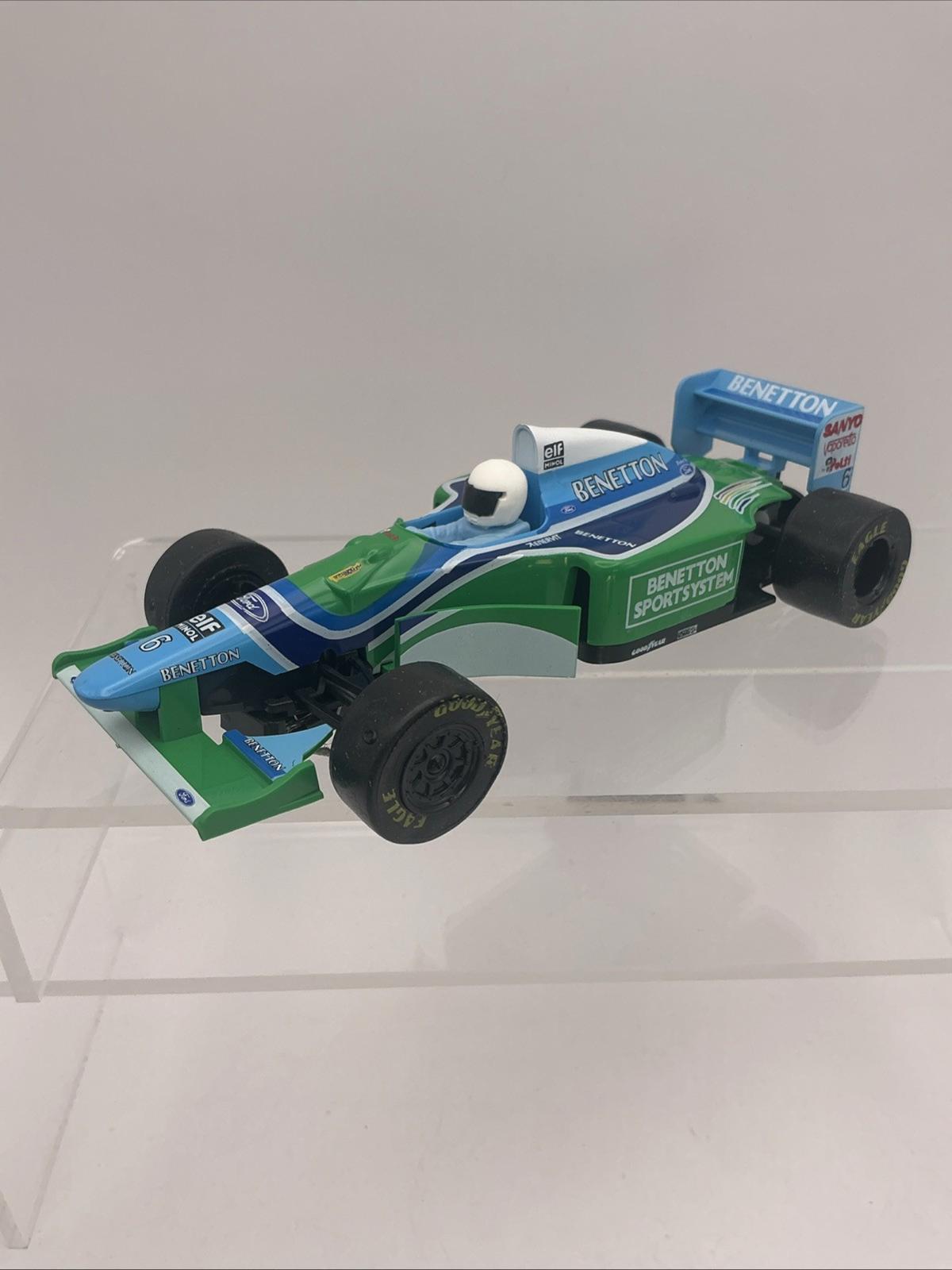 Scalextric 1/32 Scale Slotcar C237 Ford Benetton B193 #6 1994 White Helmet Mint