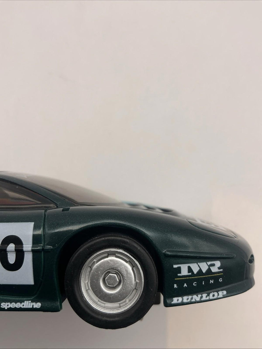 Scalextric C483 Jaguar XJ220C Endurance Unipart Le Mans Boxed Slot Car VGC