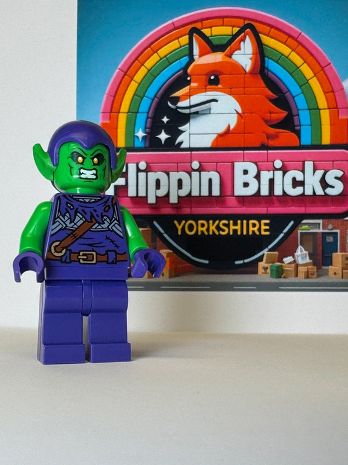 Lego Minifigure sh0813 Green Goblin Marvel