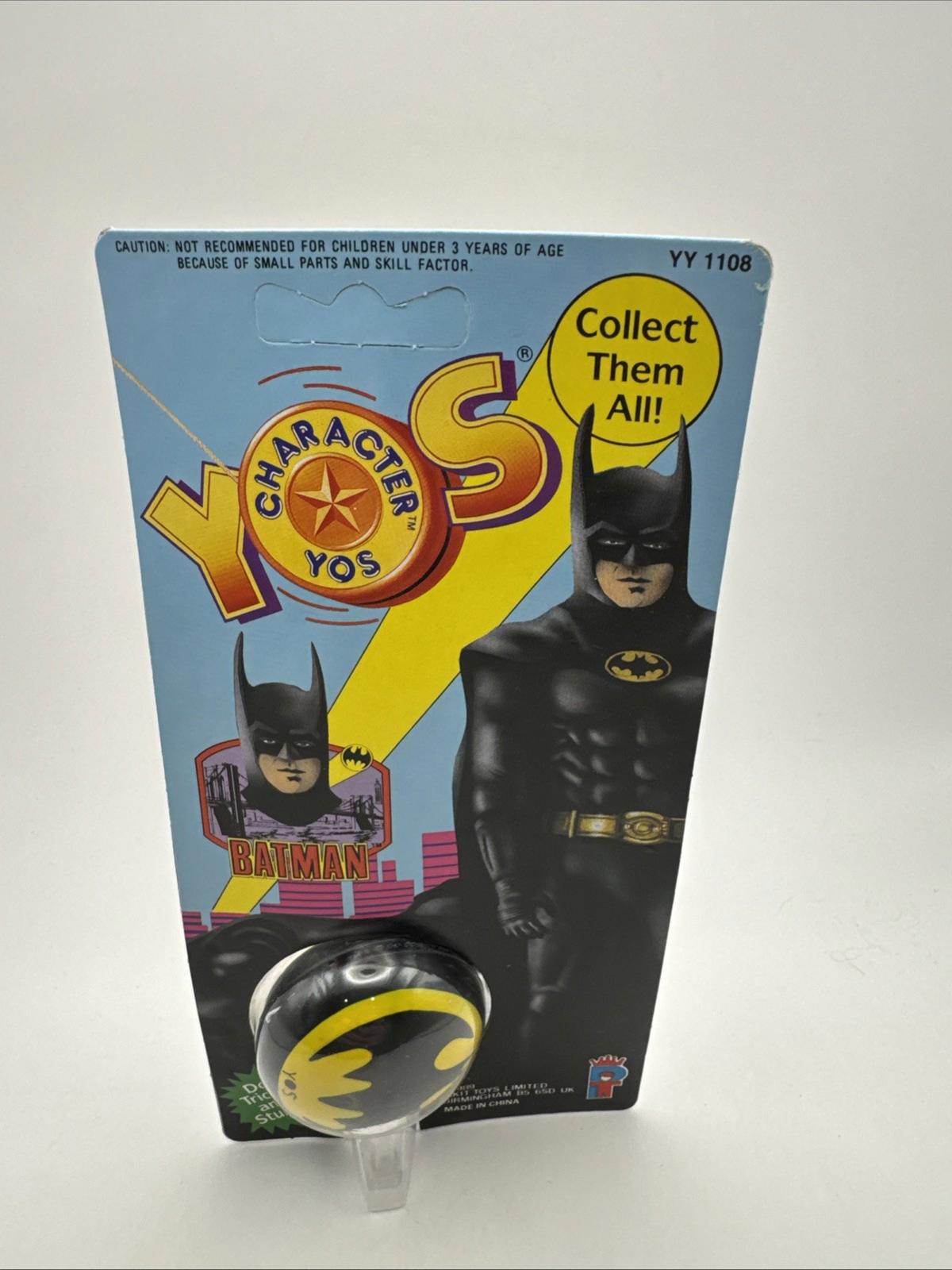 Original Batman Character Yos Yo-Yo 1989 Vintage Spectra Star DC Comics Toy