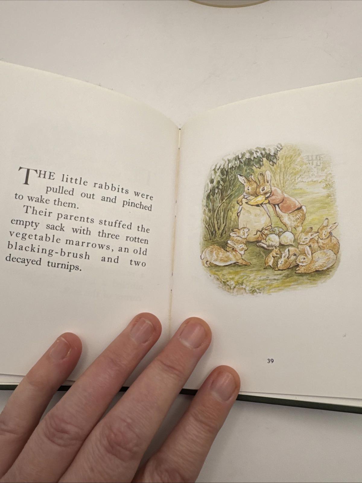 The Tale Of The Flopsy Bunnies Rare Vintage Beatrix Potter Book