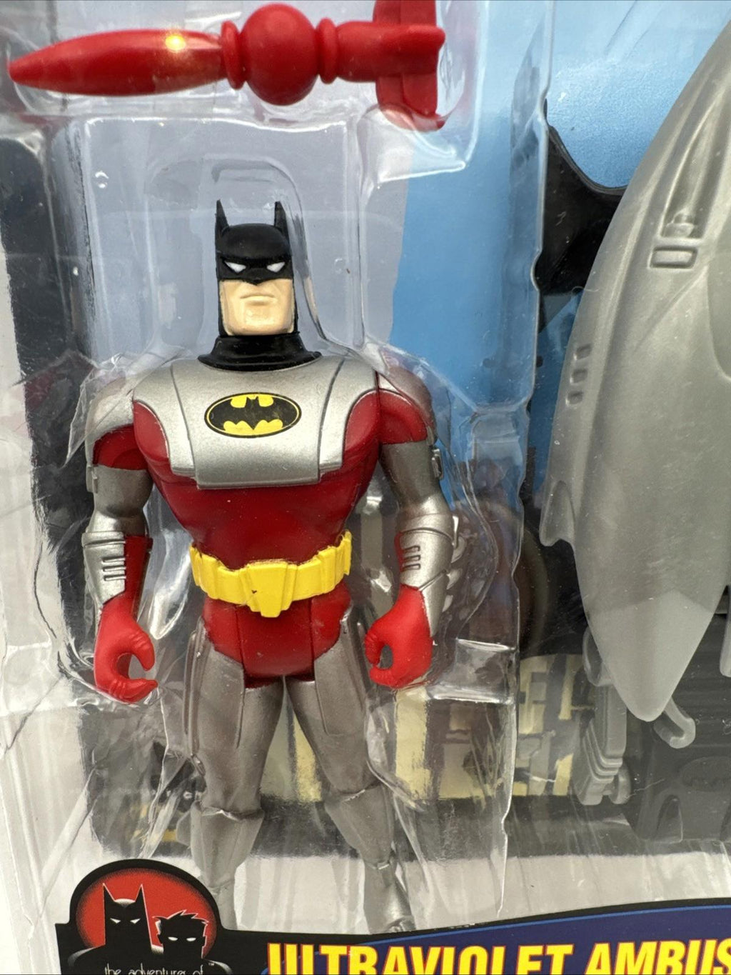 Batman Animated Adventures Ultraviolet Ambush Batman 6" figure, Hasbro 2000, MOC