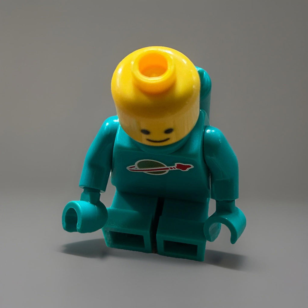 LEGO Ideas Classic Spaceman Astronaut Idea 227 Teal / Turquoise Minifigure