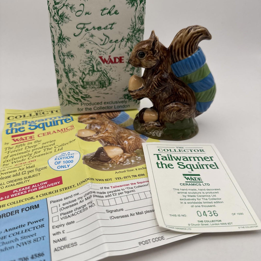 Wade Tailwarmer Squirrel In the Forest Deep Series New Boxed & With Certificate