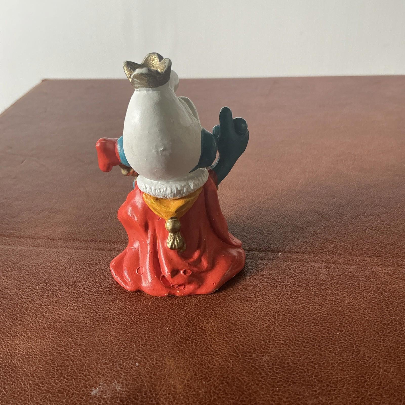 Vintage Original 1980s Peyo King Smurf 20046 Rare Collectable SM003
