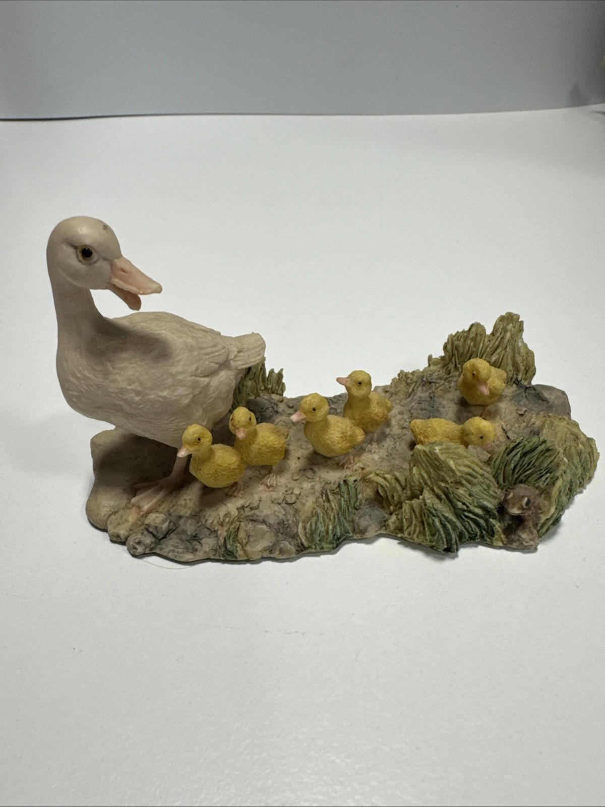 Vintage Signed 1982 Lowell Davis Ducks Figurine- Out of Step RFD Scotland Schmid