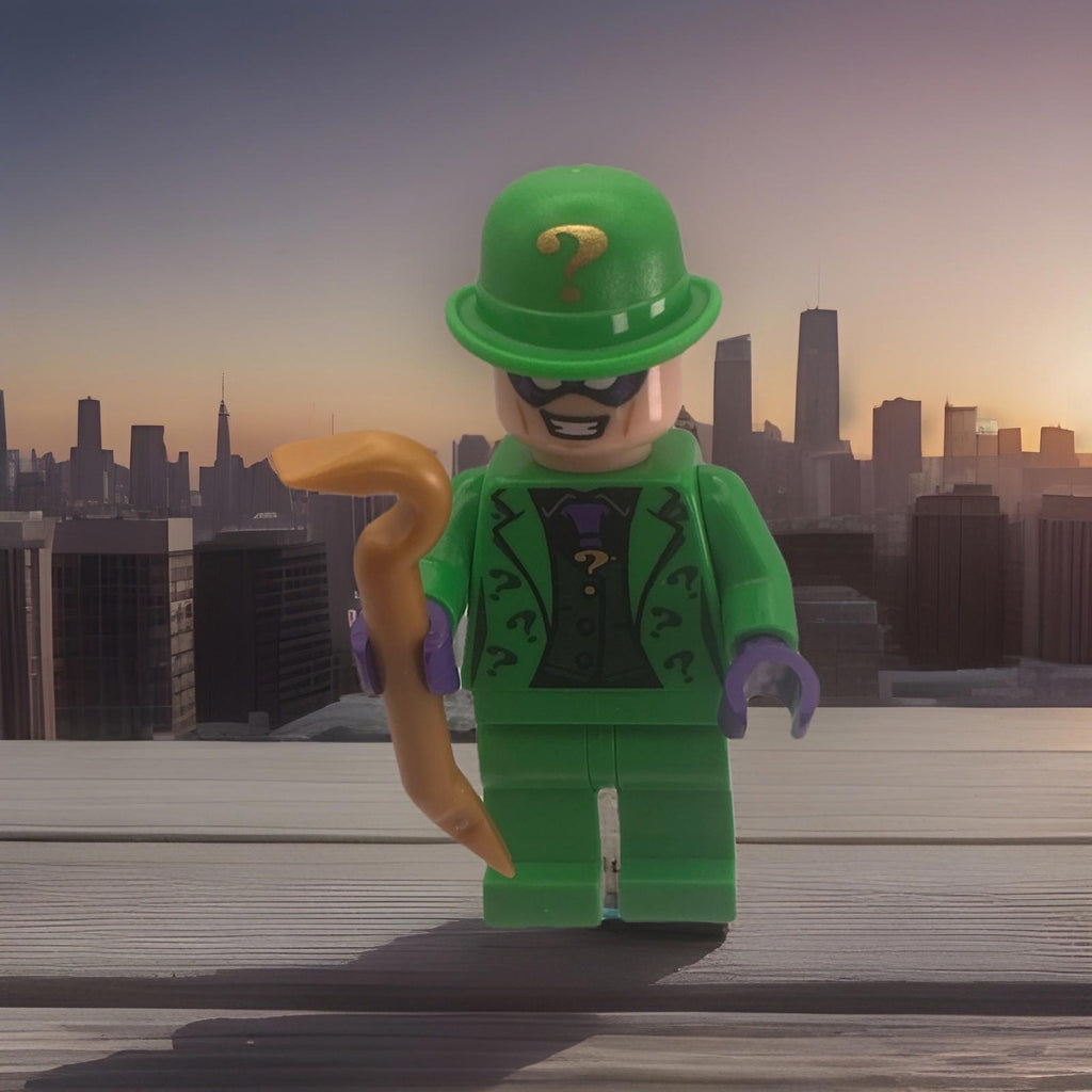 Lego Mini Figure SH 1081 - The Riddler - New & Genuine From Set 76300