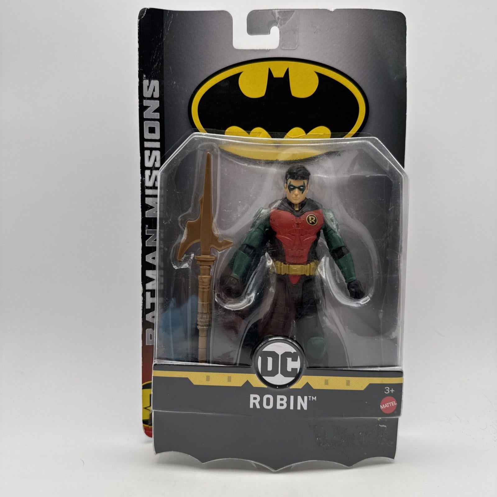 Mattel Batman Missions DC Robin Action Figure Carded