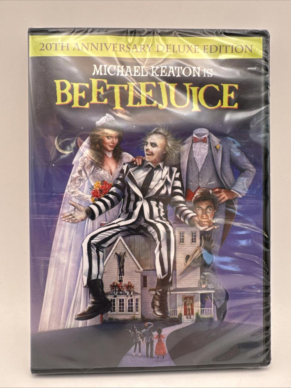 Beetlejuice 20th Anniversary Deluxe Edition DVD New Sealed