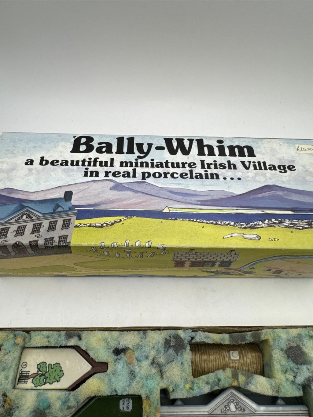 Bally Whim Miniature Irish Village Porcelain Houses Set Wade Ireland Box MINT