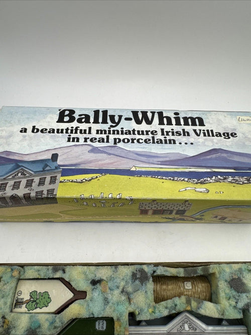 Bally Whim Miniature Irish Village Porcelain Houses Set Wade Ireland Box MINT