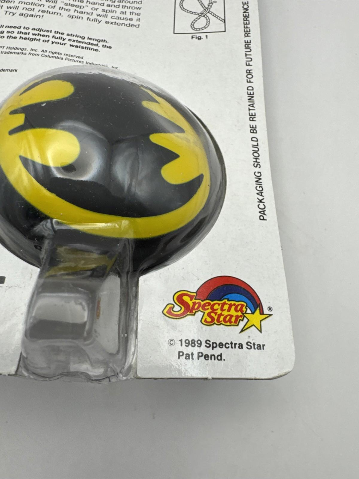 Original Batman Character Yos Yo-Yo 1989 Vintage Spectra Star DC Comics Toy