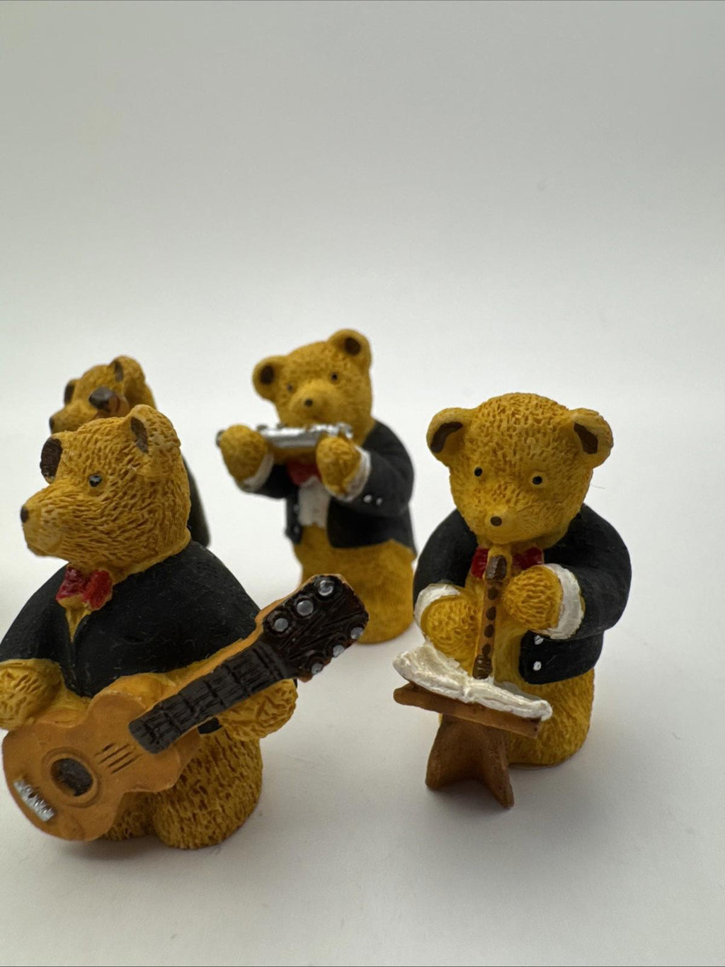 11 X Vintage R&R Hill Bears Musical Band Upcott Collection Hand Painted VGC Box5