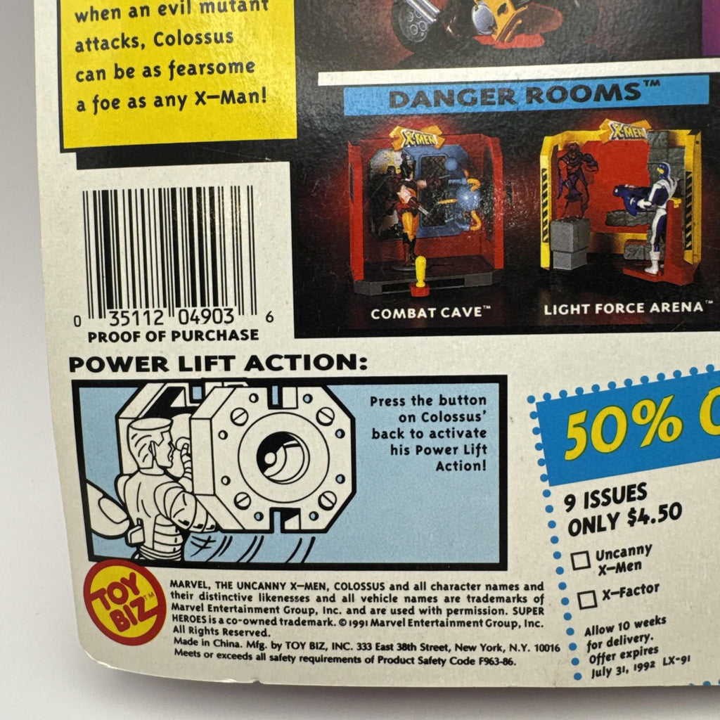 Vintage Rare Colossus X-MEN Marvel 5" Action Figure 1993 Boxed 100% Complete