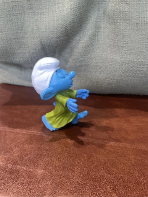 2013 McDonalds Happy Meal Lazy Smurf Collectable SM0100