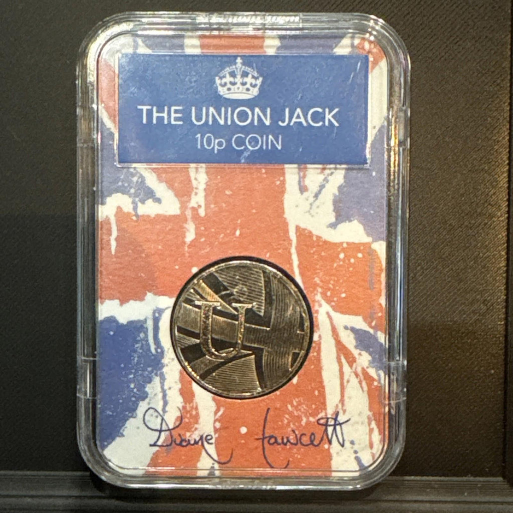 The Union Jack 10p Coin Brilliant Uncirculated In Capsule