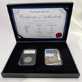 The Brexit 50p Pair Capsule Coins With COA