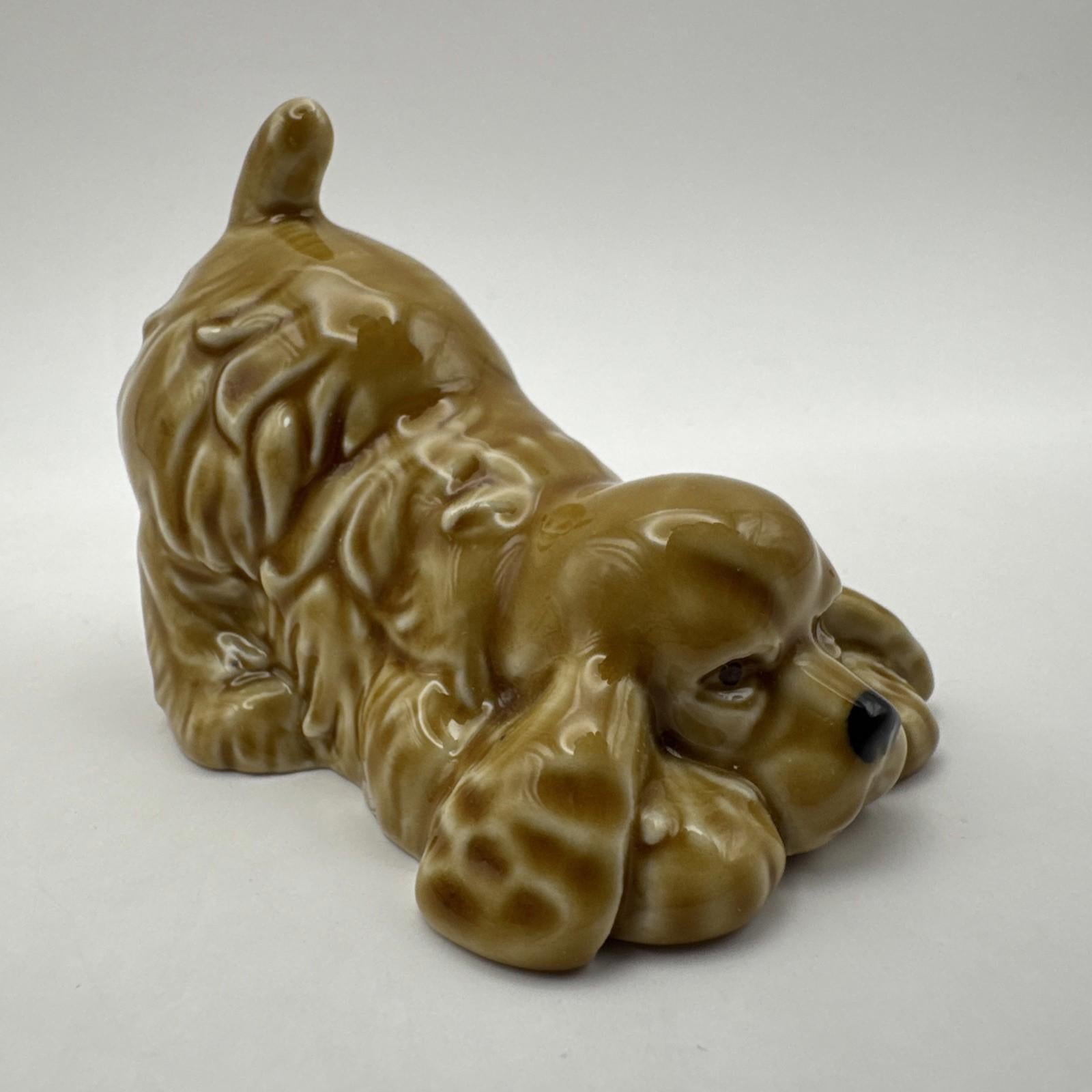 Wade collectors club membership piece 1995/1996 beige Spaniel Dog Boxed Mint