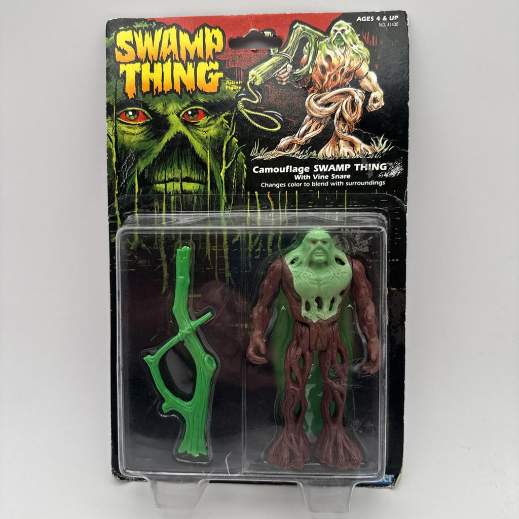 Kenner 1990 Swamp Thing Camouflage Swamp Thing With Vine Snare Vintage
