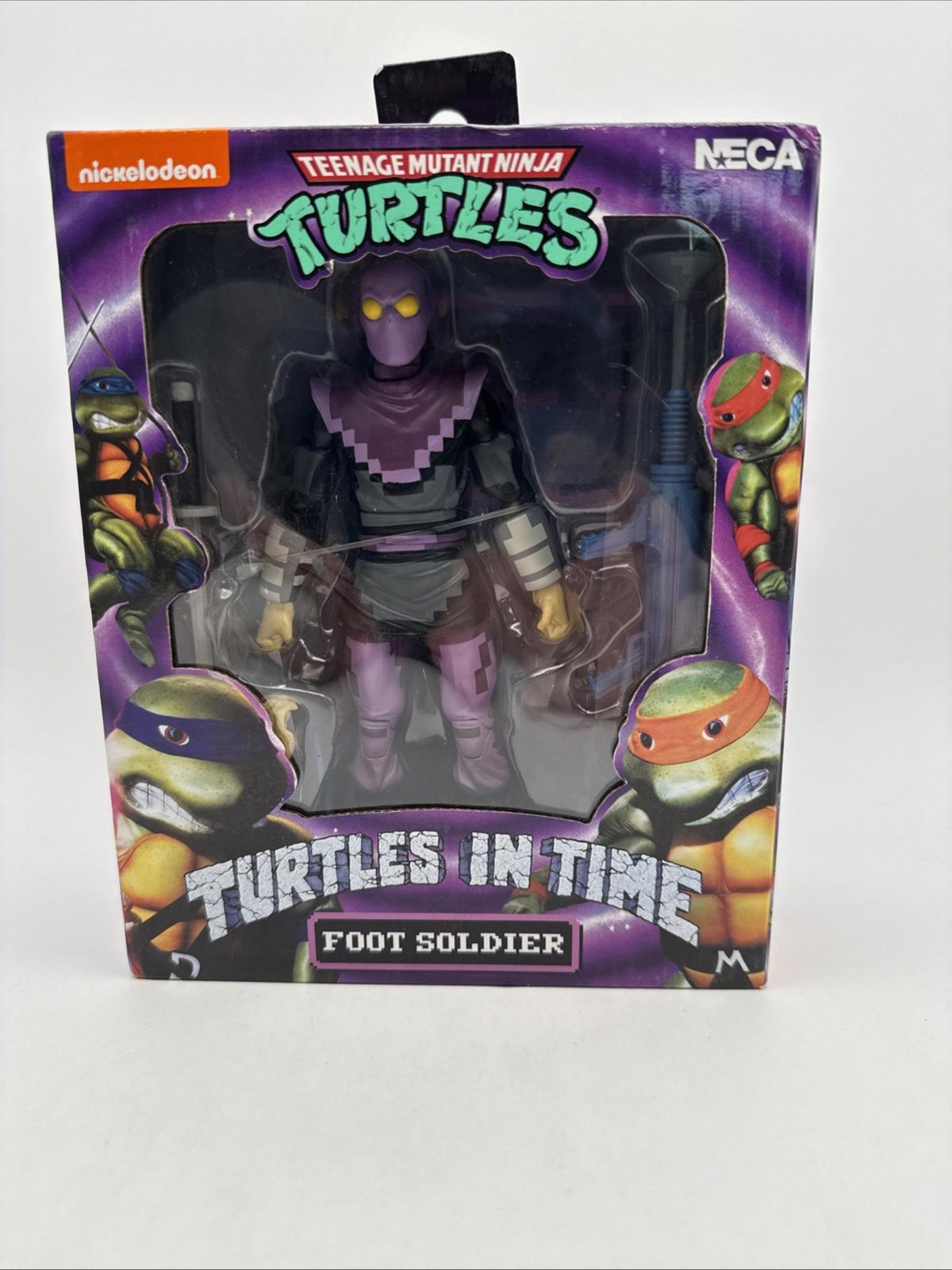 NECA TMNT Turtles In Time Series 1 Foot Soldier 7 Inch Scale Action Figure New