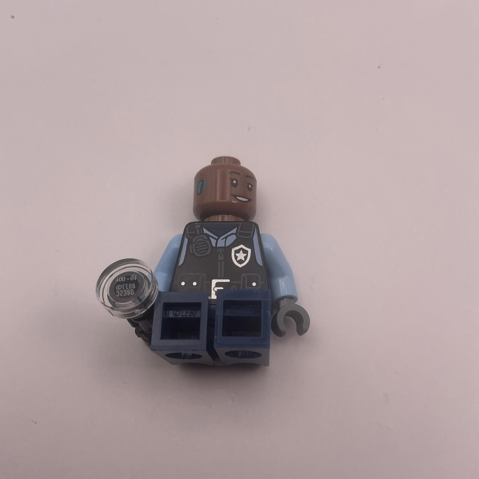 Lego Mini Figure SH 1087 - Female Security Guard - New & Genuine From Set 76300