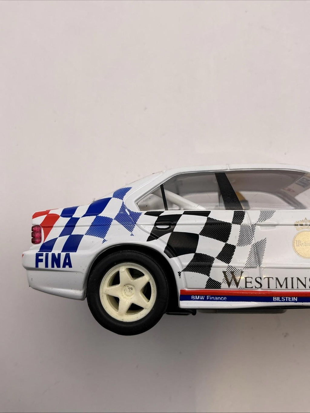 Scalextric BMW 318i Westminster C 182 Boxed VGC Slot Car British Touring Car