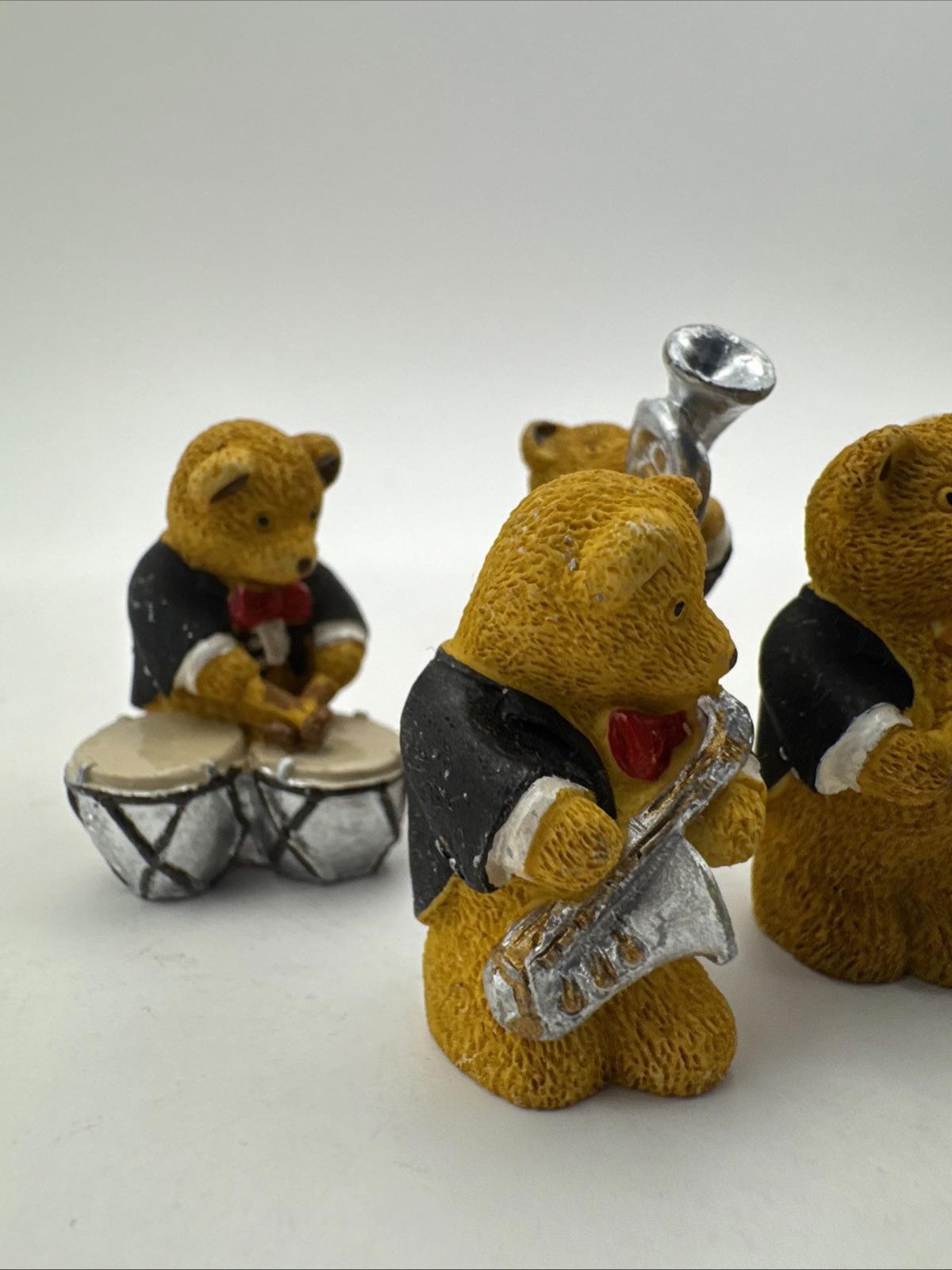 11 X Vintage R&R Hill Bears Musical Band Upcott Collection Hand Painted VGC Box5