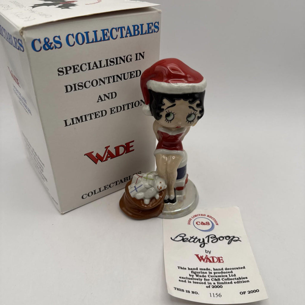 Wade Betty Boop Christmas Surprise Mint Condition Boxed COA Official Product