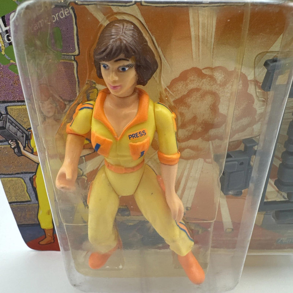 Vintage Teenage Mutant Ninja Turtles April O'Neil Toy Figure TMNT 1990 MOC