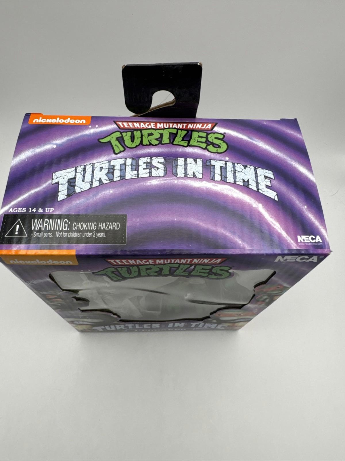 NECA TMNT Teenage Mutant Ninja Turtles Turtles in Time 7" Leonardo