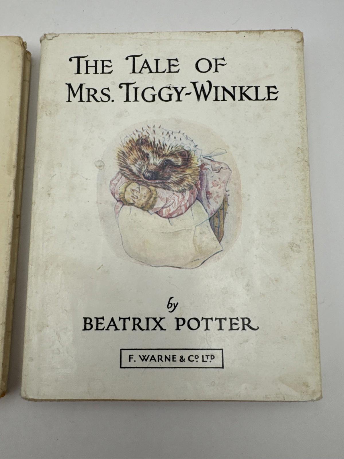 Beatrix Potter Book Bundle – Mrs. Tiggy-Winkle & Mr Jeremy Fisher 1987