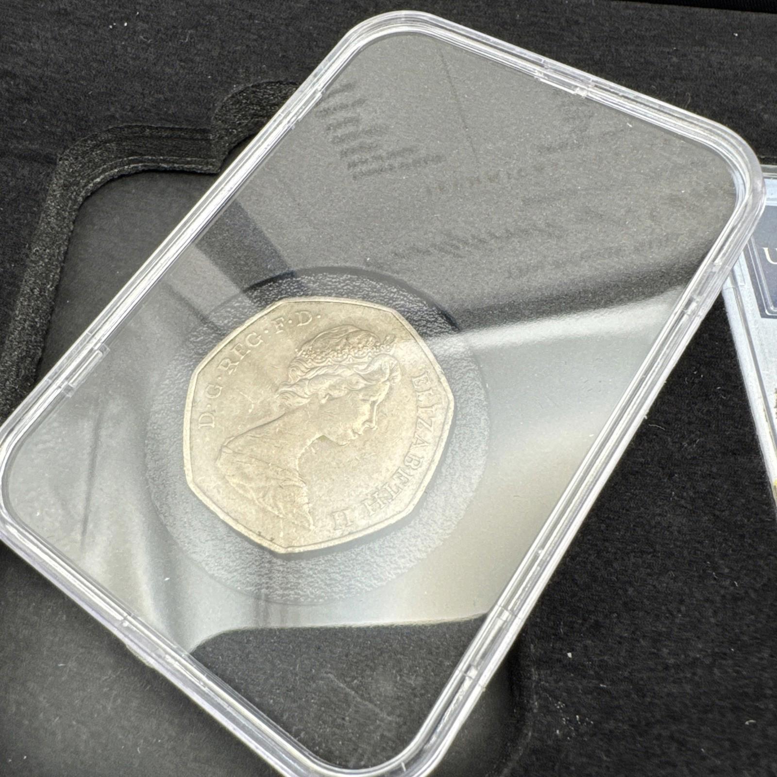 The Brexit 50p Pair Capsule Coins With COA