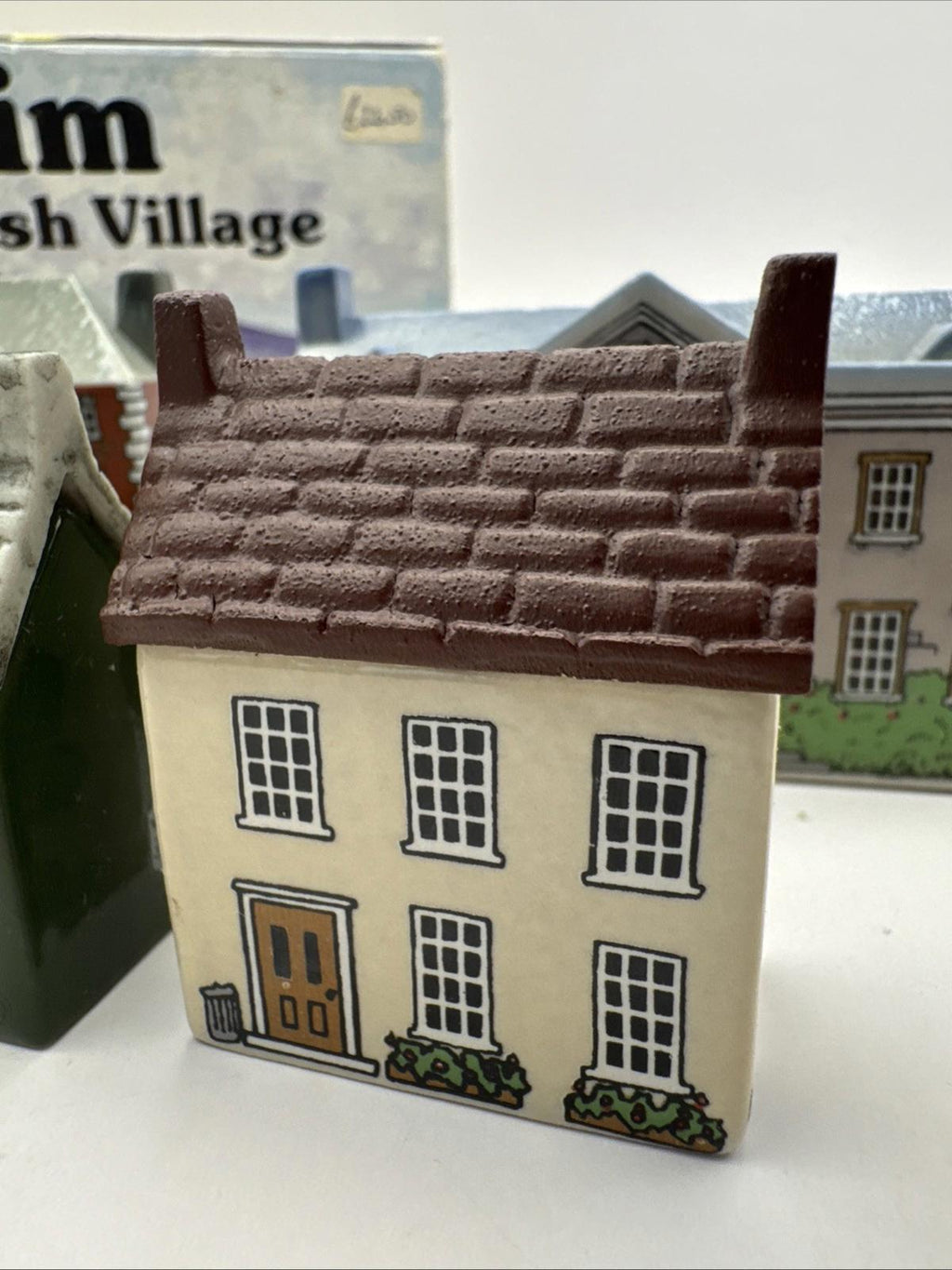 Bally Whim Miniature Irish Village Porcelain Houses Set Wade Ireland Box MINT