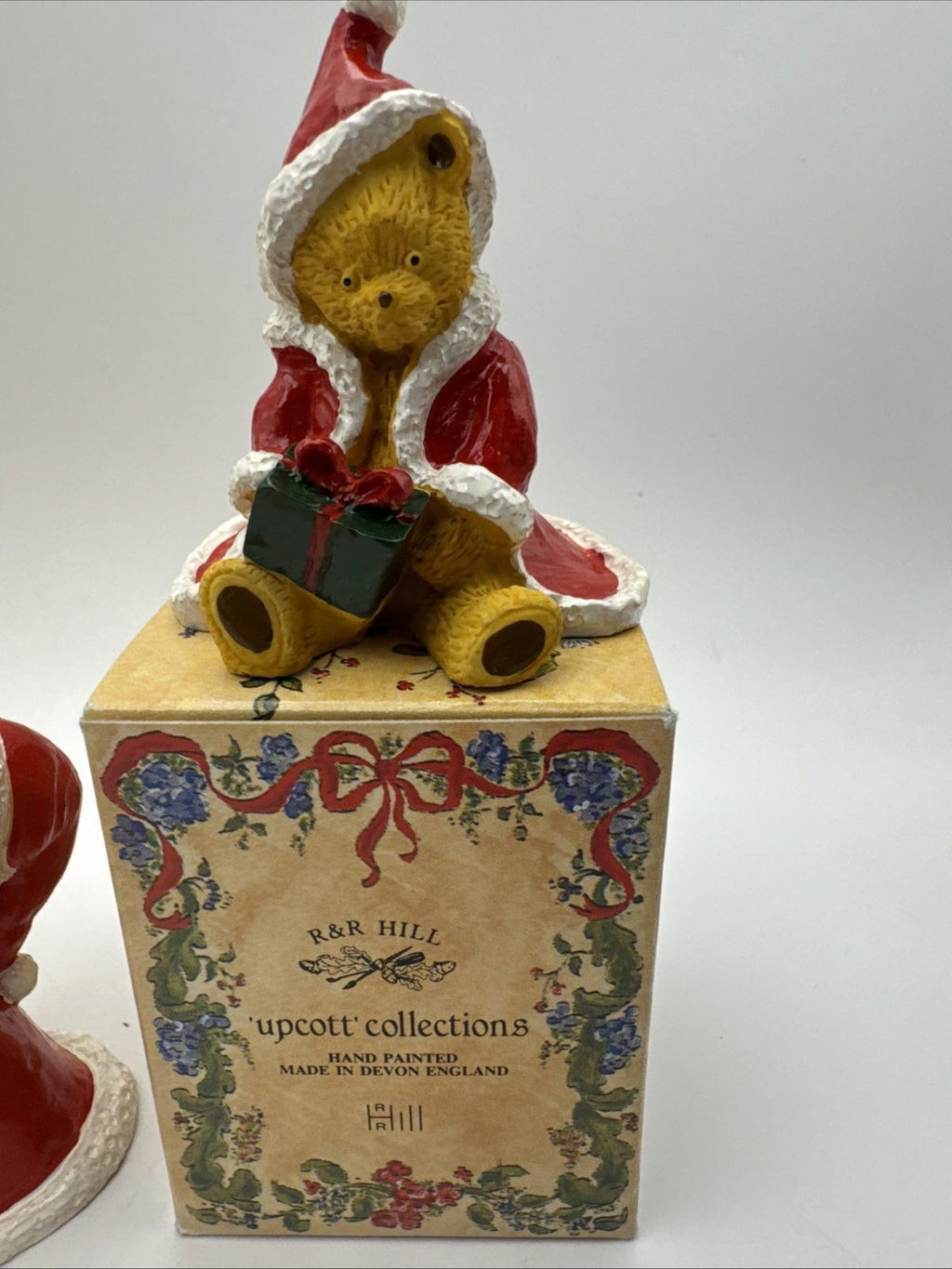 5 x Vintage R&R Hill Christmas Theme Bears VGC Upcott Collection Hand Painted
