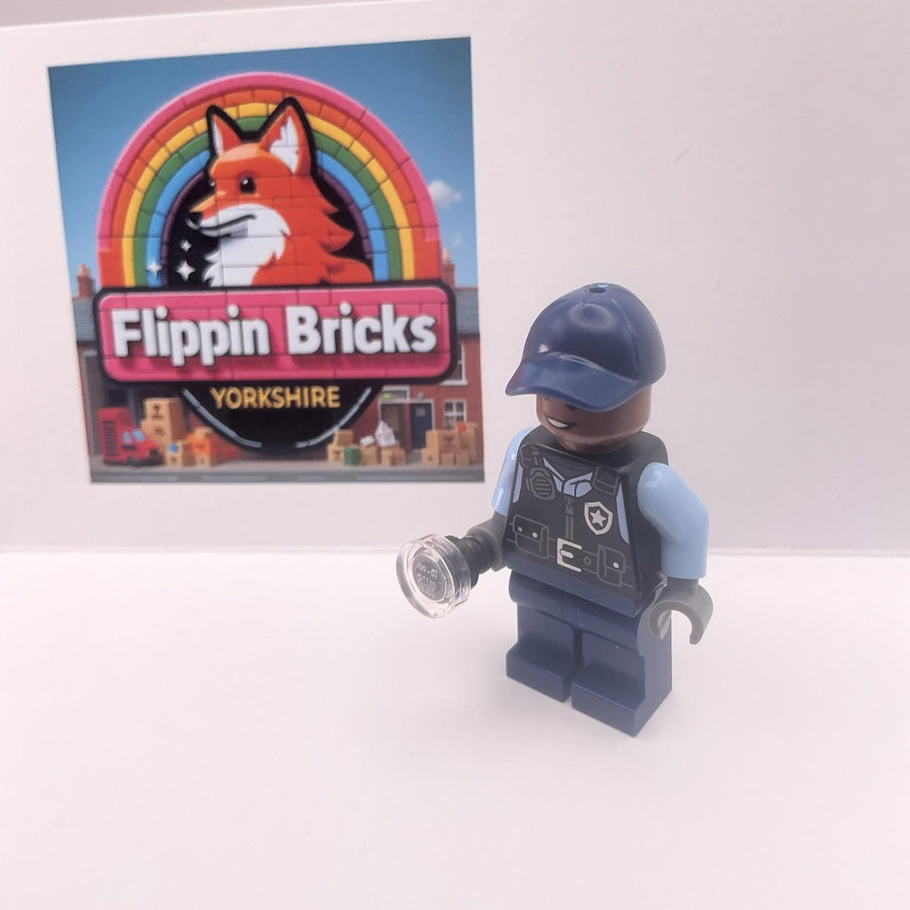 Lego Mini Figure SH 1087 - Female Security Guard - New & Genuine From Set 76300