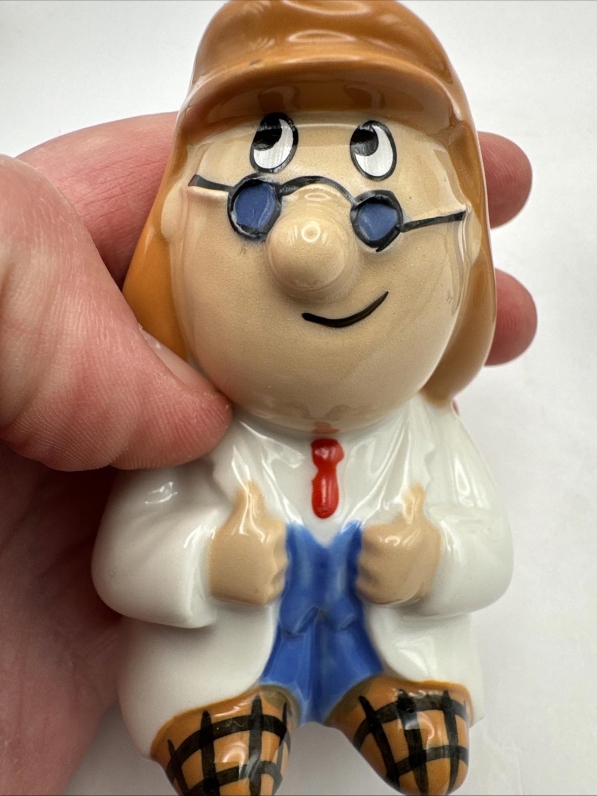 Collectable Tetley Tea Folk Wade Salt & Pepper Pots Gaffer Sydney 1996 VGC